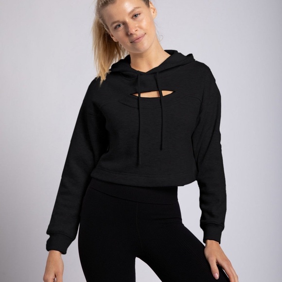 Cropped Peekaboo Hoodie - Picture 2 of 4